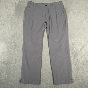 Under Armour Pants Mens 36x30 (Fits 34) Gray‎ Showdown Golf Performance Vented